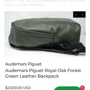 Audemars Piguet Leather Luxury backpack